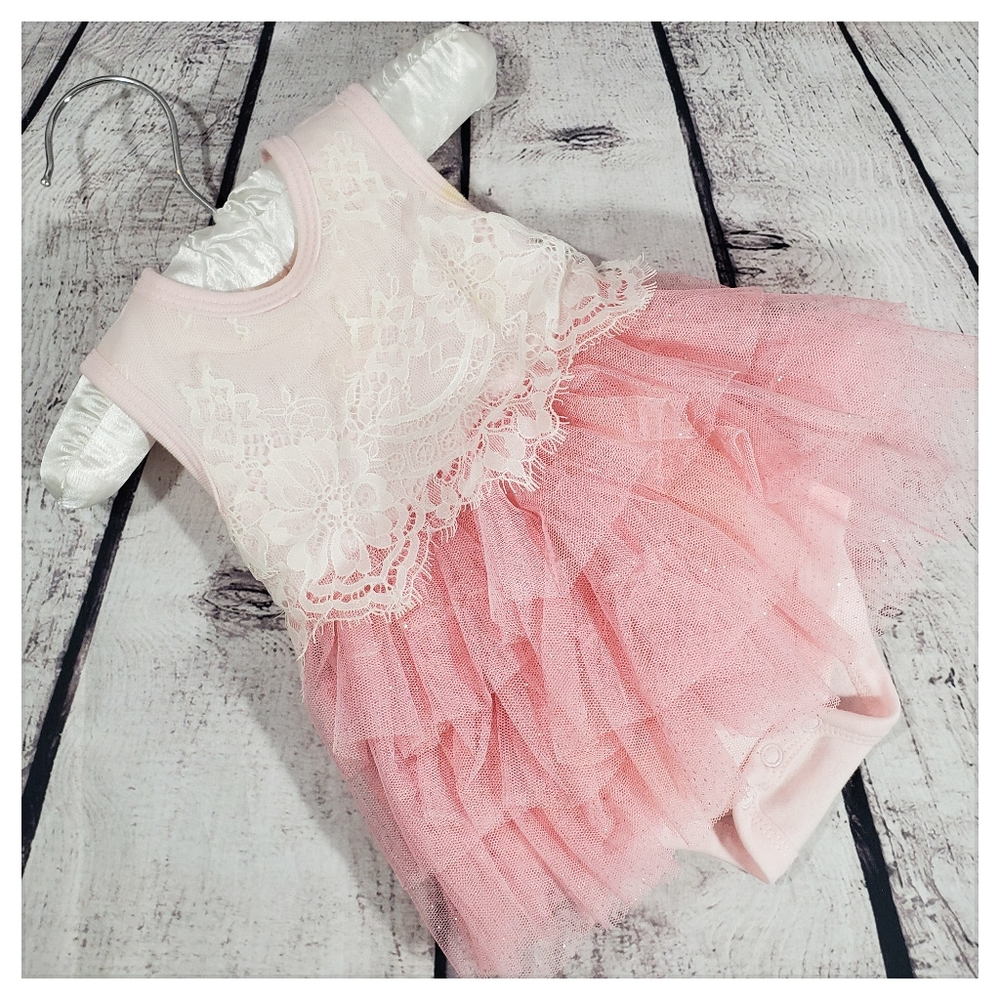 Nicole Miller Baby Girl Formal Onsie Dress